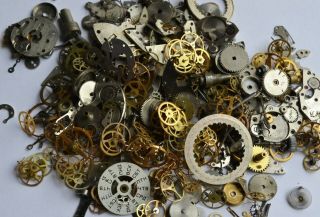 Steampunk Vintage Wristwatch/clock Parts Of 80 Grams Wwp002