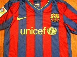 Vintage Fc Barcelona Soccer Jersey By Nike,  Youth Small,  Fcb