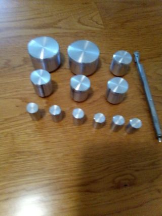 Allegro Stereo Vintage Knobs And Buttons/model 4041,  Spindle Stacker