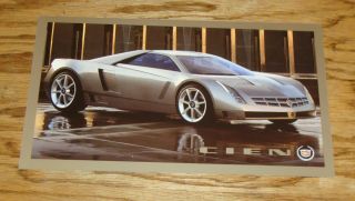 2002 Cadillac Cien Concept Car Sales Sheet Brochure 02
