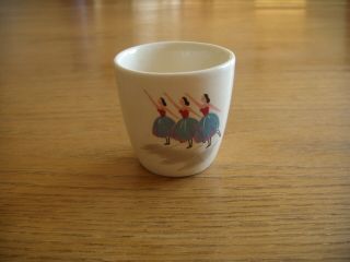 Vintage Egg Cup By Beswick - - - Ballet Pattern.