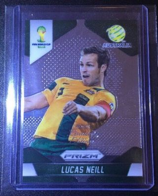 Panini 2014 World Cup Prizm Father’s Day Parallel 5/7 Lucas Neill Australia