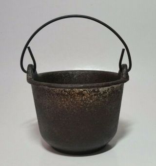 Vintage Lead Smelting Pot Melting Cast Bullet Fishing Weight 2