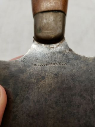 Vintage C.  S.  Osborne & Co.  Leather Cutting Knife Tool 3