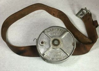 Vintage Cal - Tie Colorado Fuel And Iron Corp.  Wire Reel Model 63 Ideal Reel Co.