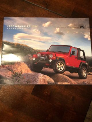 2006 Jeep Wrangler Accessories Brochure