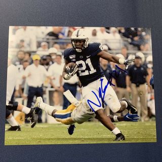 Noah Cain Hand Signed 8x10 Photo Penn State Nittany Lions Autographed