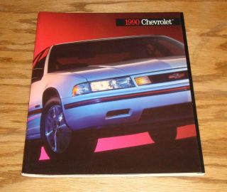 1990 Chevrolet Full Line Deluxe Sales Brochure 90 Chevy Corvette Camaro