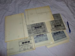 7 Delorean Car Part Blueprints - From Historic Files Obtained In 1982