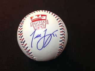 Todd Frazier 2014 All Star Omlb Signed Auto Ball Cincinnati Reds Ny Yankees
