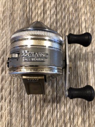 Vintage Zebco Classic 33 Fishing Reel Ready To Fish Usa