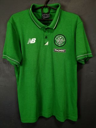Polo Golf Mens Fc Celtic Scotland Soccer Football Shirt Jersey Camiseta Size S/m