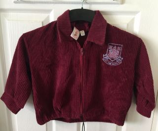 Girls / Boys West Ham United Football Vintage Jacket Age 3/4