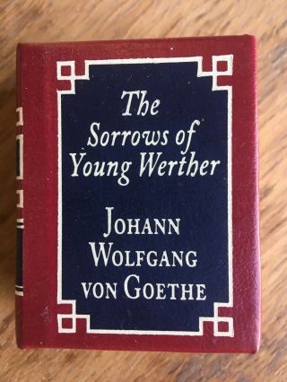 Del Prado Miniature Book - The Sorrows Of Young Werther By Johann W Von Goethe