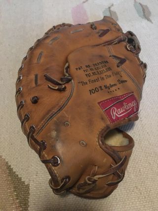 Vintage Rawlings Heart Of The Hide First Base Model Dct Model Glove.  Rh Thrower