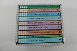 Vintage Little House On The Prairie Boxed Book Set By Laura Ingalls Wilder 1971