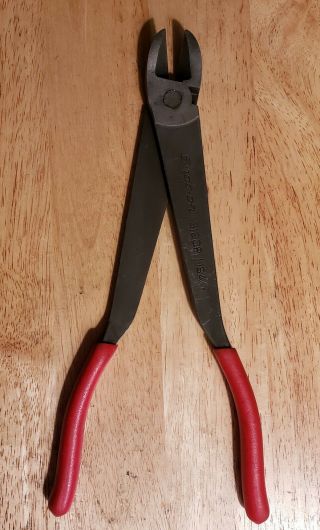 Vintage Snap - On 312cp 11 " Long Heavy Duty Diagonal Cutters Ex Cond