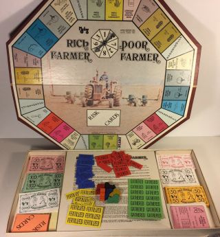 Vintage Board Game Mcjay Game Co.  Rich Farmer Poor Farmer 1978 Monopoly