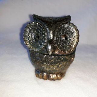 Vintage Bronze Owl Incense Burner