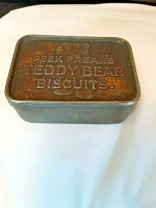 Vintage Peek Freans Teddy Bear Biscuits Tin