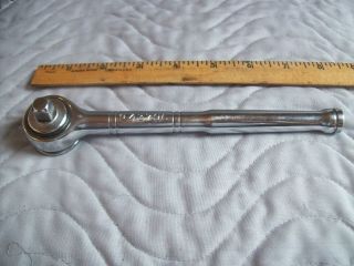 Vintage Craftsman Usa 3/8 " Drive Thumb Wheel Ratchet Socket Wrench 43796