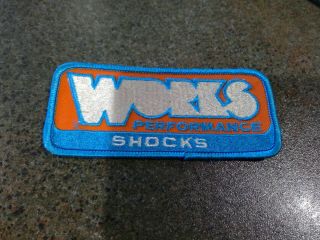 Performance Shocks Embroidered Patch Vintage 1970 