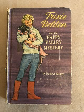 Vtg Trixie Belden 9 Happy Valley Mystery 60s Deluxe Edition
