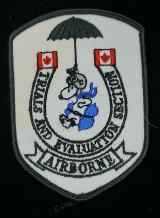 Canadian Forces Vintage Canadian Airborne Trials & Evaluation Jacket Patch