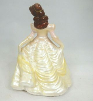 Vintage Schmid Beauty And The Beast Belle Figurine (Not Musical) Hand Painted 2