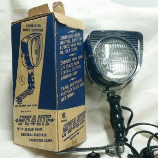 Vintage Arel Inc.  Lott - A - Lite Movie Photography Flood Lamp Ge Bulb