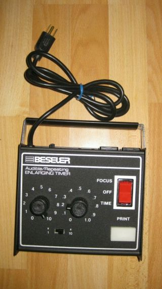 Vintage Beseler 8177 Audible/repeating Enlarging Timer Darkroom Equipment