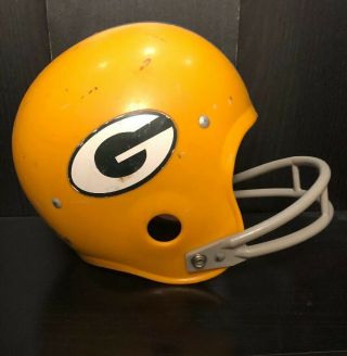 Vintage 1960’s Green Bay Packers Rawlings Football Helmet Youth Hnfl Medium