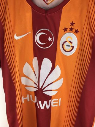 Galatasaray Turkey 2014 - 2015 Nike Home Football Soccer Jersey Shirt sz Small 2
