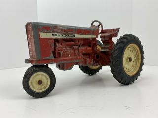Vintage Red Toy International Harvester Tractor From 60 