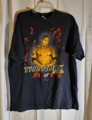 Wwf The Rock Vintage T - Shirt The Rock Says (men 