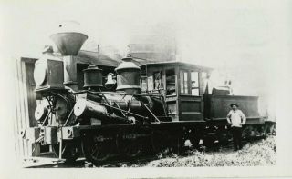 Vintage Locomotive Train Photo - Iron Railroad In Ironton Ohio