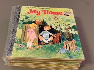 Rare Vintage A Little Golden Book My Home By: Renee Bartkowski (1976)