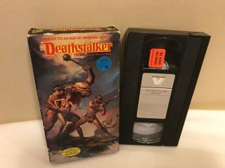 Deathstalker - (Vintage VHS) Richard Hill,  Playmate of the year Barbi Benton 2