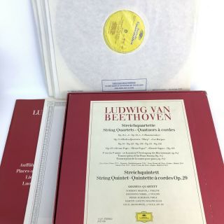 DEUTSCHE GRAMMOPHON Beethoven String Quartets Vintage 11 LP Box Set TH261725c 2