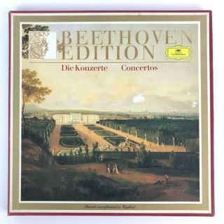 Deutsche Grammophon Beethoven Concertos Vintage 1977 6 Lp Box Set Th261725d