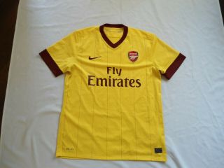 Vintage Arsenal Nike Football Shirt Size Large V.  G.  C