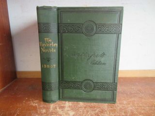 Old The Abbot Book 1879 Sir Walter Scott Waverly Novels Victorian Antique Story