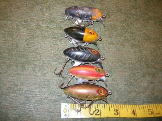 7949 5 - Vintage Clark Water Scout Lures