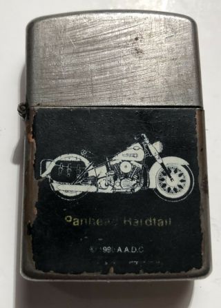 Harley Davidson Panhead Hardtail A.  A.  D.  C.  Cigarette Lighter