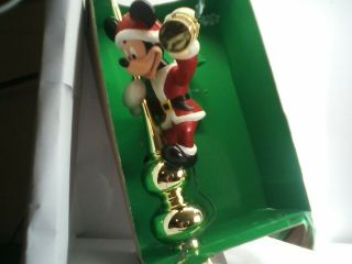 Vtg 1995 Mr Christmas Animated Mickey Mouse Lighted Lantern Tree Topper,