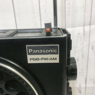 Vintage Panasonic Rf - 888 Psb - Fm - Am Portable Radio