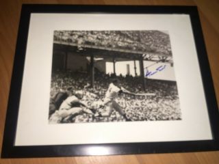 Willie Mays Giants Hand Signed Auto Autograph 8x10 Photo Jsa Framed Matted