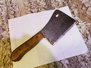 Vintage Briddell No.  860 6 " Meat Cleaver Knife