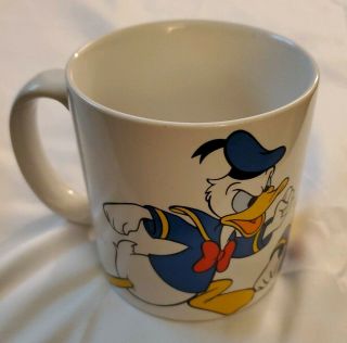 Vintage Disney Donald Duck Coffee Mug Cup Made In Korea