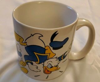 Vintage Disney Donald Duck Coffee Mug Cup Made In Korea 3